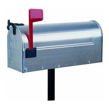 Poštovní schránka USA-Mailbox ALU vč.stojanu - poštovní schránky