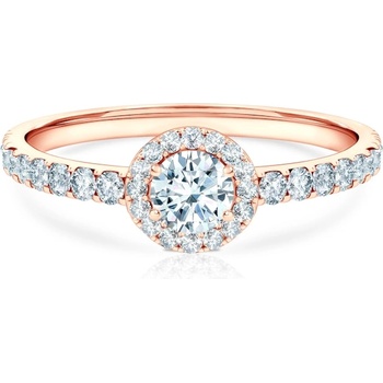 SAVICKI Годежен пръстен This is Love: розово злато, лабораторен диамант