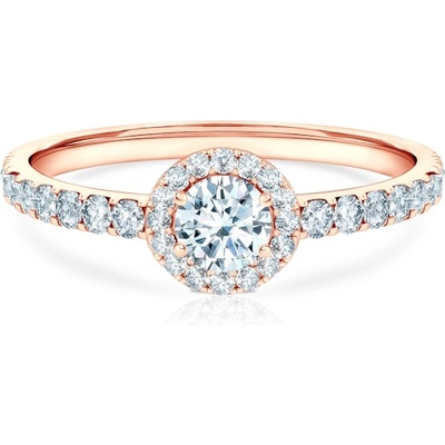 SAVICKI Годежен пръстен This is Love: розово злато, лабораторен диамант