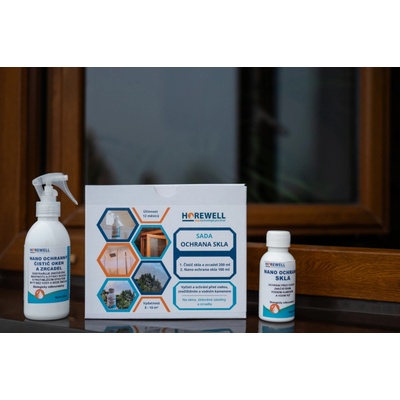 Horewell Nano Sada ochrana skla + Dárek Nano houbička na čištění Sada 200 ml + 100 ml