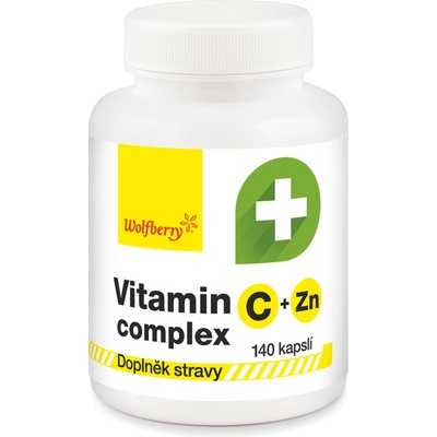Wolfberry Vitamín C + zinek komplex 140 kapslí