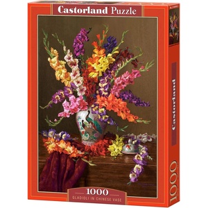 Castorland Пъзел Castorland от 1000 части - Гладиоли в китайска ваза (C-104949-2)