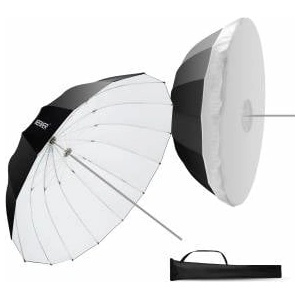 NEEWER 130cm Parabolic Reflector Umbrella for Photography with White Interior - 10103470