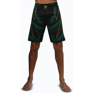 Venum Мъжки тренировъчни шорти Venum Matupa Fightshorts black/green/gold