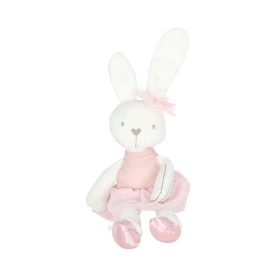 Tulimi Plyšový maznáčik Bunny Love ružový 46 cm