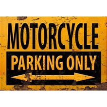Ceduľa Motorcycle Parking Only