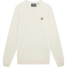 Lyle and Scott Quarter Zip pánsky golfový sveter béžová