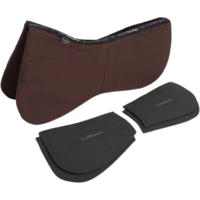 LeMieux Tlumící korekční dečka s kapsami ProSorb Plain 2 Pocket Half Pad Brown – Zboží Dáma
