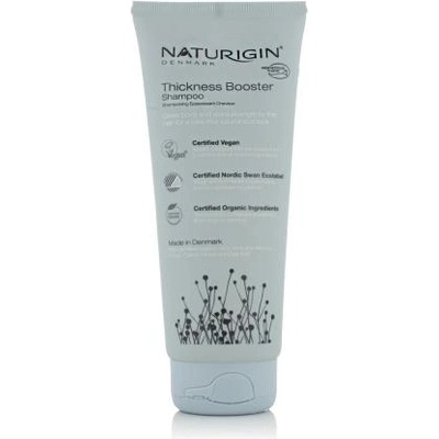 NATURIGIN Thickness Booster Shampoo 200 ml укрепващ шампоан за повече обем и плътност на фината коса унисекс