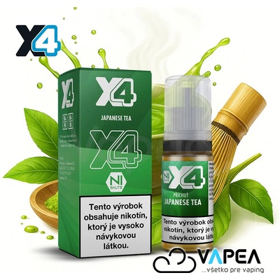 X4 Bar Juice Japonský čaj 10 ml 20mg