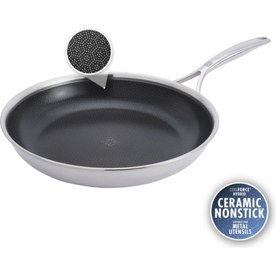 Zwilling Nerezová nepřilnavá pánev s hybridním keramickým povrchem Peak, Ø 30 cm 1034498