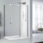 Fluminia Правоъгълна душ кабина с плъзгаща се врата Mediterraneo Paloma 100x80 (R14RE01 100X80)