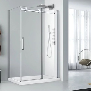 Fluminia Правоъгълна душ кабина с плъзгаща се врата Mediterraneo Paloma 100x80 (R14RE01 100X80)