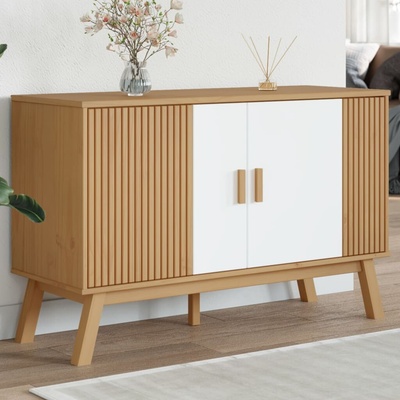 vidaXL 11461.358611 příborník OLDEN a hnědý 114x43x73,5 cm