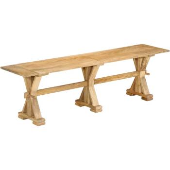 Image 1 of vidaXL Пейка, 160x35x45 см, мангово дърво масив (354992)