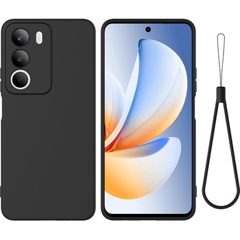 realme Силиконов Калъф за Realme C71 4G - Гръб, Мек TPU, С Ремък, Вкл. Протектор - 4 Цвята