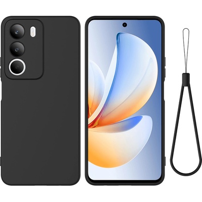 realme Силиконов Калъф за Realme C71 4G - Гръб, Мек TPU, С Ремък, Вкл. Протектор - 4 Цвята