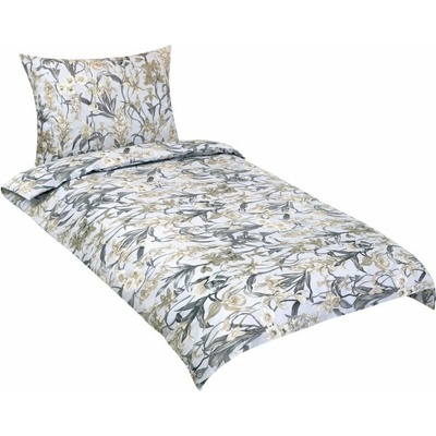 Bellatex 90/951 Obliečky bavlna orchidea sivé 140x200 70x90