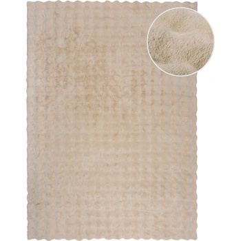 Flair Rugs Кремава синтетична кожа 180x290 cm Waffle Faux Fur - Flair Rugs (503119376366)