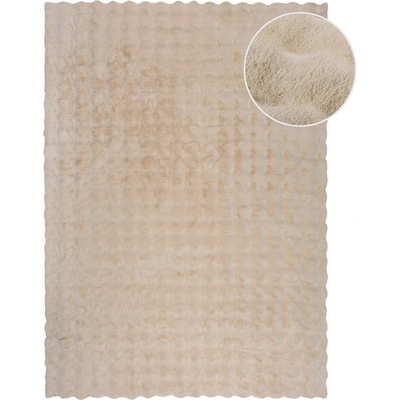 Flair Rugs Кремава синтетична кожа 180x290 cm Waffle Faux Fur - Flair Rugs (503119376366)