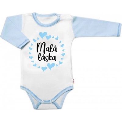 Body dl.rukáv s vtip. textom Baby Nellys Malá láska chalan