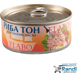  Риба тон парченца в раст. масло Elabo 160гр