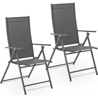 Juskys Sada 2 křesel Calena antracit