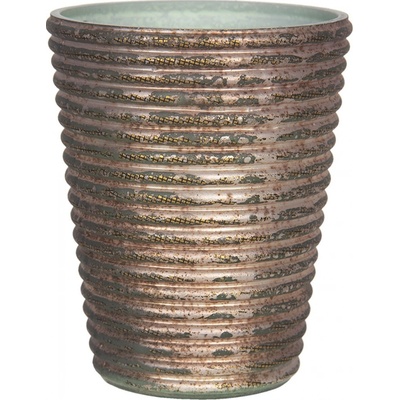 Skleněný svícen na čajovou svíčku Mirla - Ø 11*9 cm - Clayre & Eef