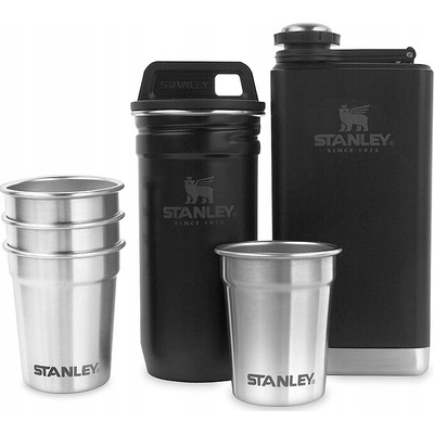 Stanley ploskačka s pohárikmi ADVENTURE Matte Black