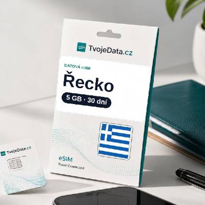 eSIM Řecko 5 GB / 29 dní