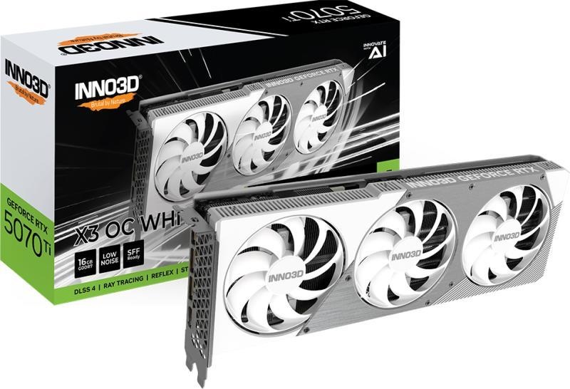 Inno3D GeForce RTX 5070 Ti X3 OC White 16GB GDDR7 256bit (N507T3-16D7X-176068W)