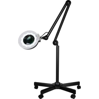 Kosmetická lampa s lupou BeautyOne S5 LED Black se stojanem Ø 12 cm čočka / 12W / 5 dioptrií