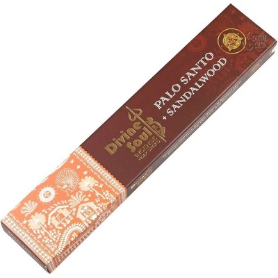 Divine Soul Palo Santo + Sandalwood indické vonné tyčinky 15 g