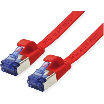 Roline VALUE 21.99. 2120 : : Кабел FTP Cat. 6a (Class EA), extra-flat, червен, 0.5 м (21.99.2120)