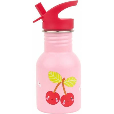 A Little Lovely Company antikorová jednostenná fľaša na pitie ve selé čerešničky 350 ml