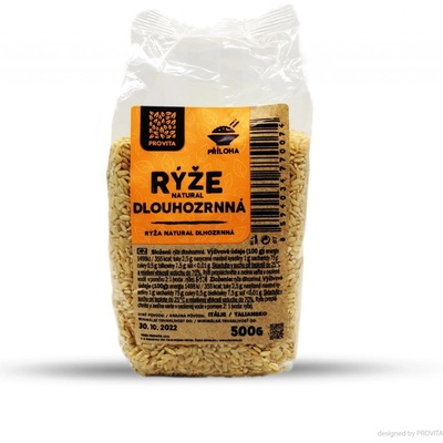 PROVITA rýže dlouhozrnná natural 0,5 kg