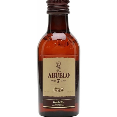 Ron Abuelo 7 y.o. 40 % 0,05 l (holá láhev)