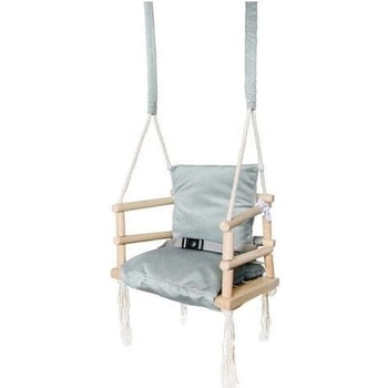 Solex hojdačka detská drevená 3v1 HDD-35 sivá