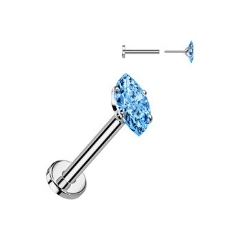 Šperky4U Piercing do brady Push in labreta Titan TIT1542-Q