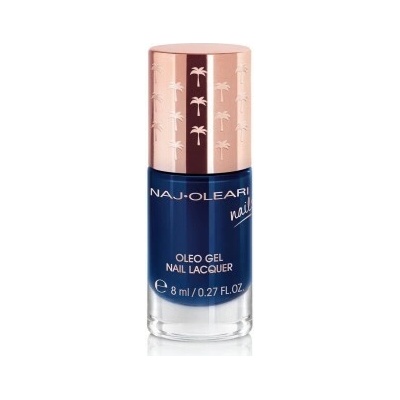 Naj Oleari Oleo gel Nail Lacquer lak na nehty s gelovým efektem 27 ocean blue 8 ml