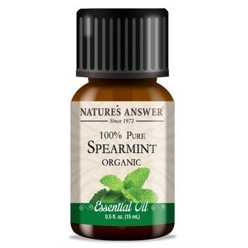 Nature's Answer Spearmint Essential Oil, Мента, етерично масло, ОРГАНИЧНО, 15 ml