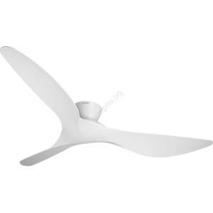Lucci Air 514030 - Таванен вентилатор KOTARA Ø 137 см бял + дистанционно управление (FAN00314)