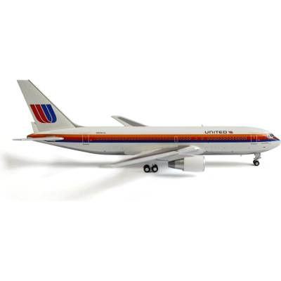 Motor City Classics B767-222 United Airlines "1980s" Colors, Named "City of Chicago" 1:400