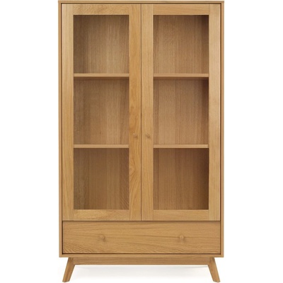 Woodman Витрина от декор от дъб естествена 100x170 cm Kensal - Woodman (104228101012)