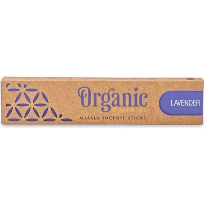 Garden Fresh Levandule vonné tyčinky Organic Masala incense 15 g – Zboží Dáma