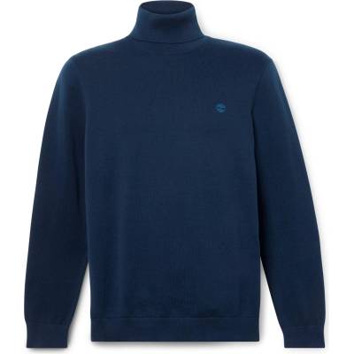 Timberland Мъжки пуловер Timberland Williams River Turtle Neck Cotton Sweater Jumper - Dark Sapphire - размер 3XL (017-4096-0316)