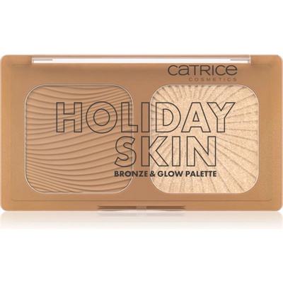 Catrice Holiday Skin озаряваща и бронзираща палитра 5, 5 гр