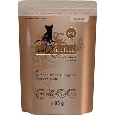Catz finefood CF No.9 se zvěřinou 85 g