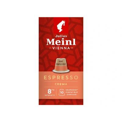Julius Meinl Компостируеми кафе капсули Julius Meinl INSPRESSO Espresso Crema за Nespresso 10 бр