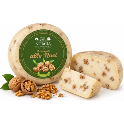 Norcia caciotta kravský sýr s vlašskými ořechy 320 g